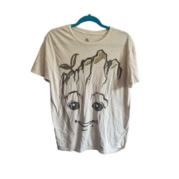 Groot Marvel T Shirt Adult Medium Disney Short Sleeve Guardians Of Galaxy - Picture 1 of 6